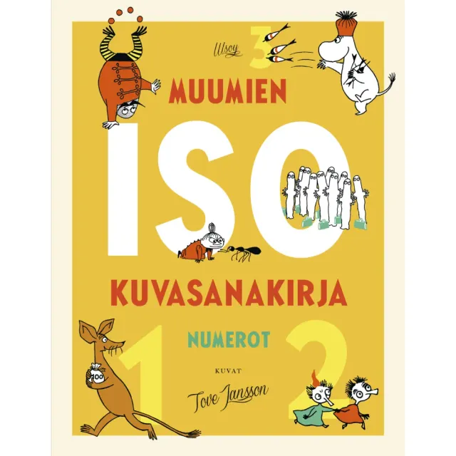 Moomintroll Muumien ISO kuvasanakirja livre Numerot finnois