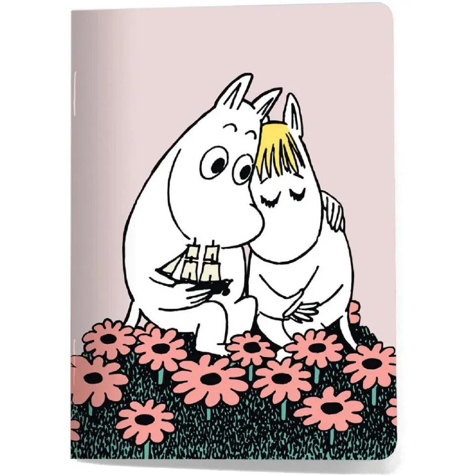 Moomintroll Hug carnet mini 9x12 cm