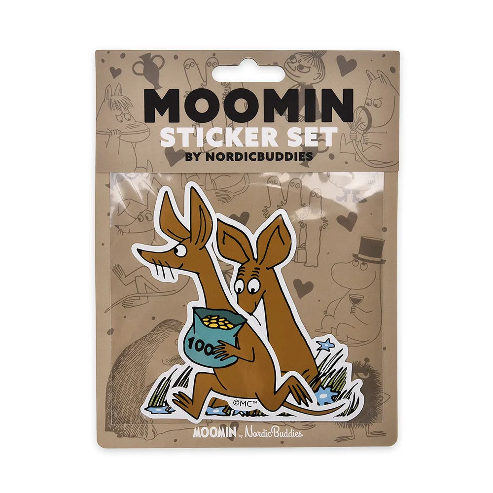 Moomintroll Sniff's Business XL stickers papier lot de 2