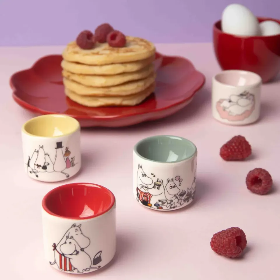 Moomintroll Moomin Love Egg Cups coquetiers 4 pièces céramique