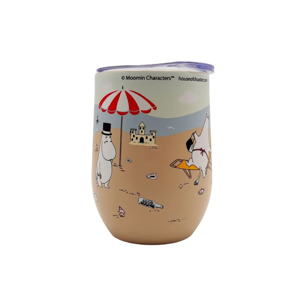 Moomintroll Beach mug voyage inox 350 ml
