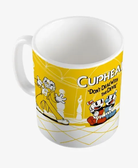 Pixgoodies Cuphead Don't Deal mug céramique devil