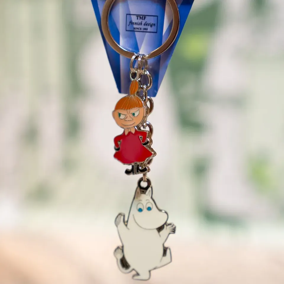 Moomintroll & Little My porte-clés 11 cm cadeau fan