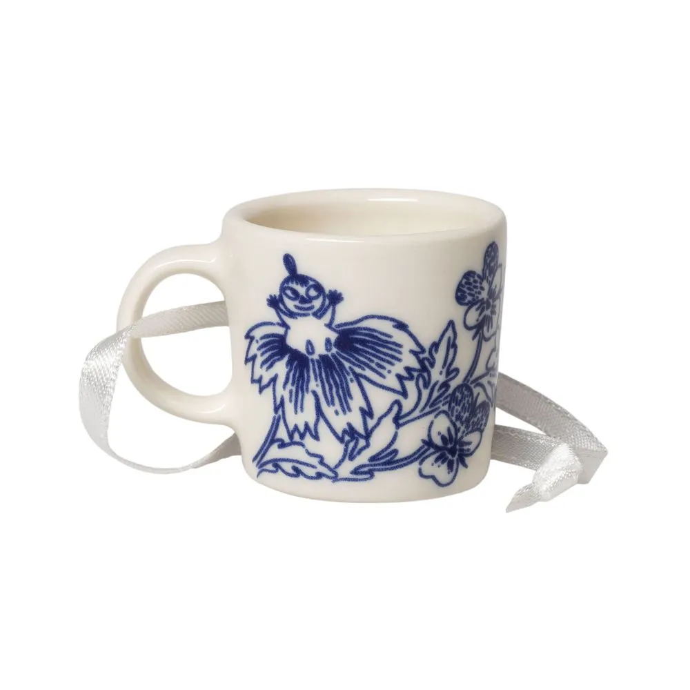Moomintroll Haru Snorkmaiden Mini Mug Bleu Blanc