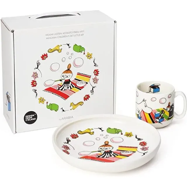 Moomintroll Little My coffret vaisselle enfant 2 pièces