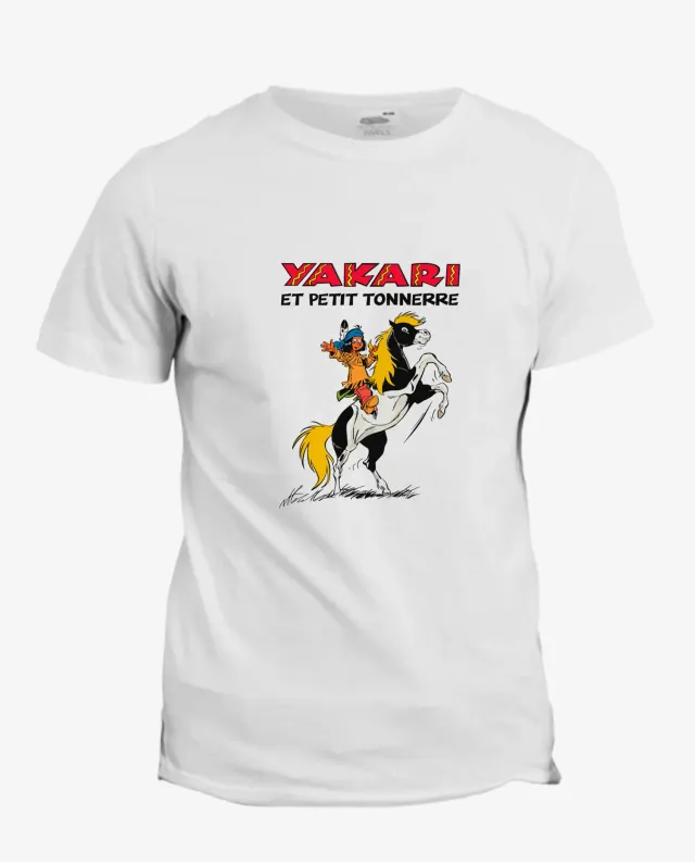 Pixgoodies Yakari et Petit Tonnerre t-shirt coton