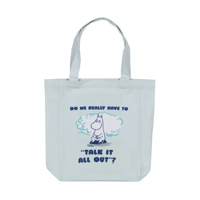 Moomintroll Talk It All Out tote bag en coton bio GOTS