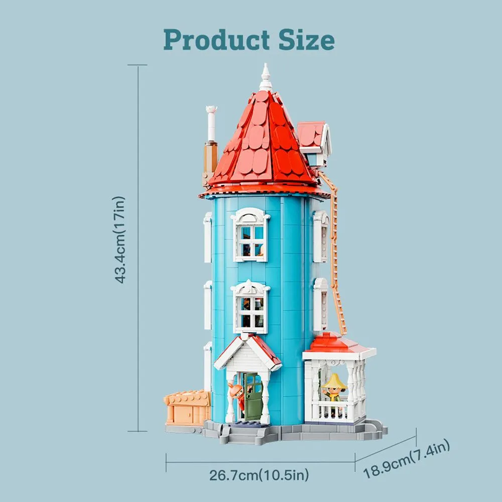 Moomintroll Moominhouse Jeu de construction 1757 pièces