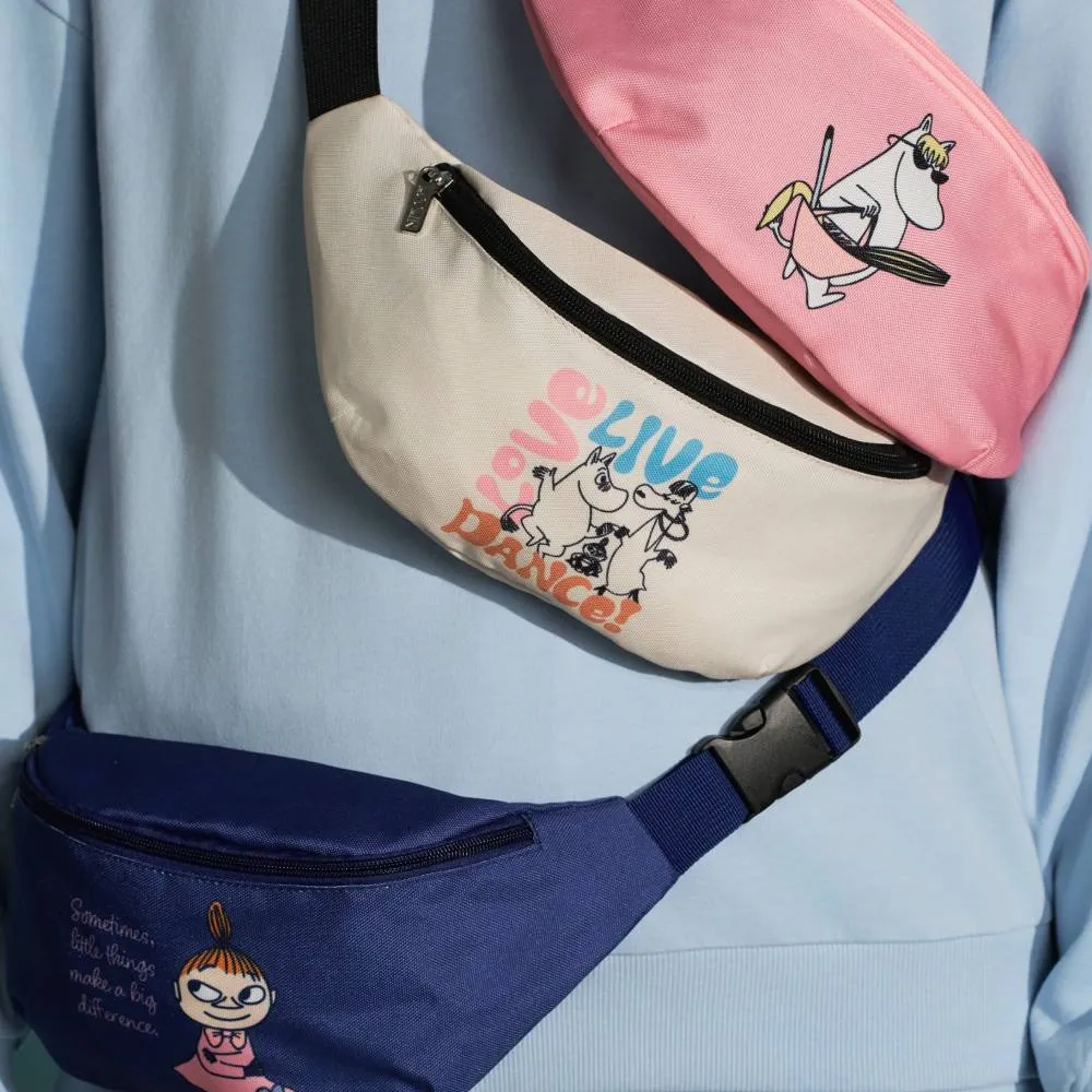 Moomintroll Sunshine Sac Banane Rose 30 cm