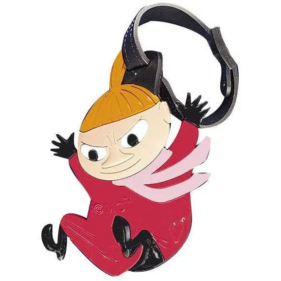 Moomintroll Little My étiquette bagage caoutchouc 9,5 cm