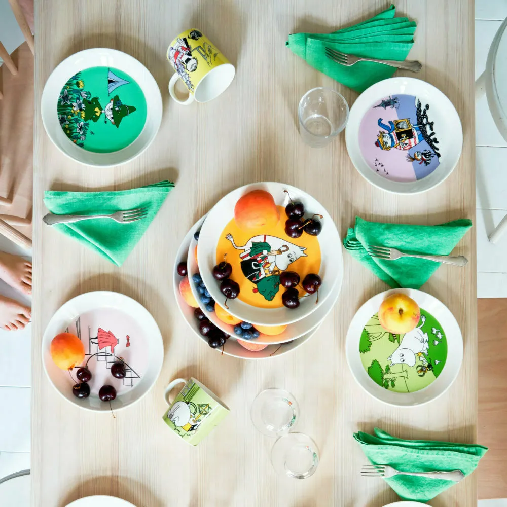 Moomintroll Snufkin assiette verte 19 cm