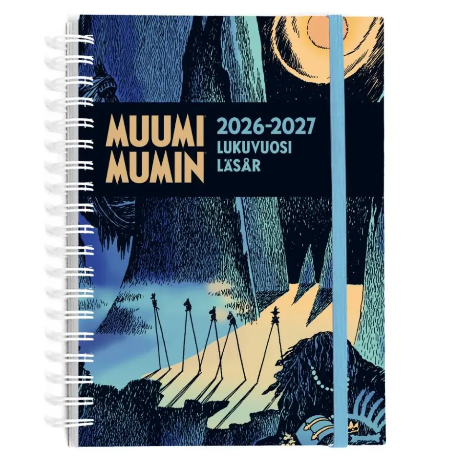 Moomintroll agenda scolaire 2026-2027 midi 12x17 cm