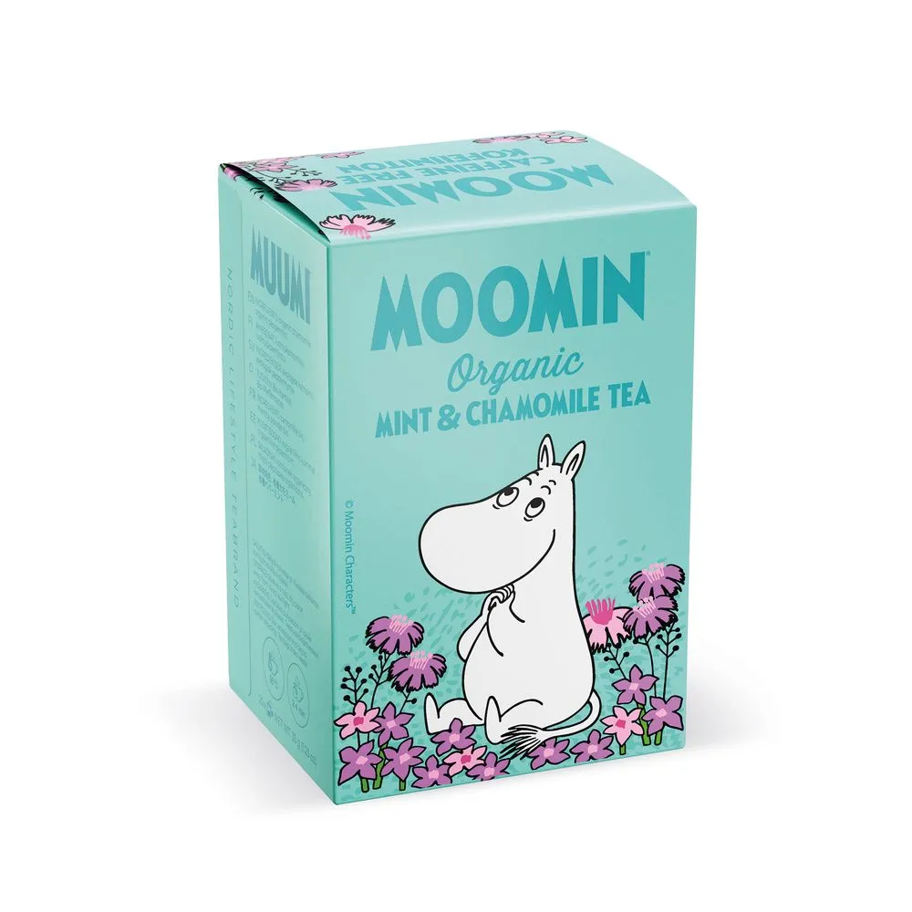 Moomintroll Organic Mint Chamomile thé bio menthe 20 sachets