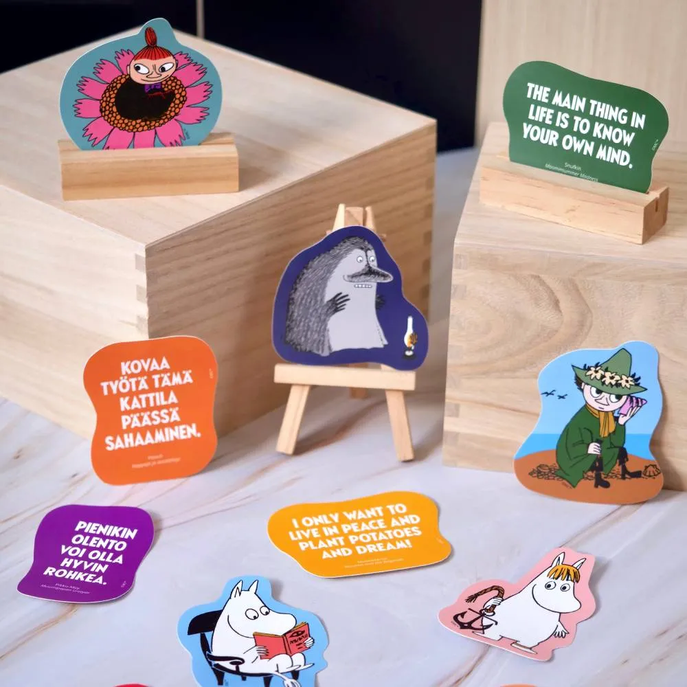 Moomintroll Little My Small Creature autocollant vinyle violet 9 cm