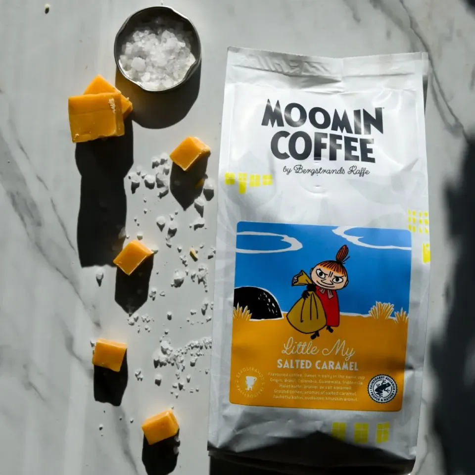 Moomintroll Little My café en grains caramel salé 250 g