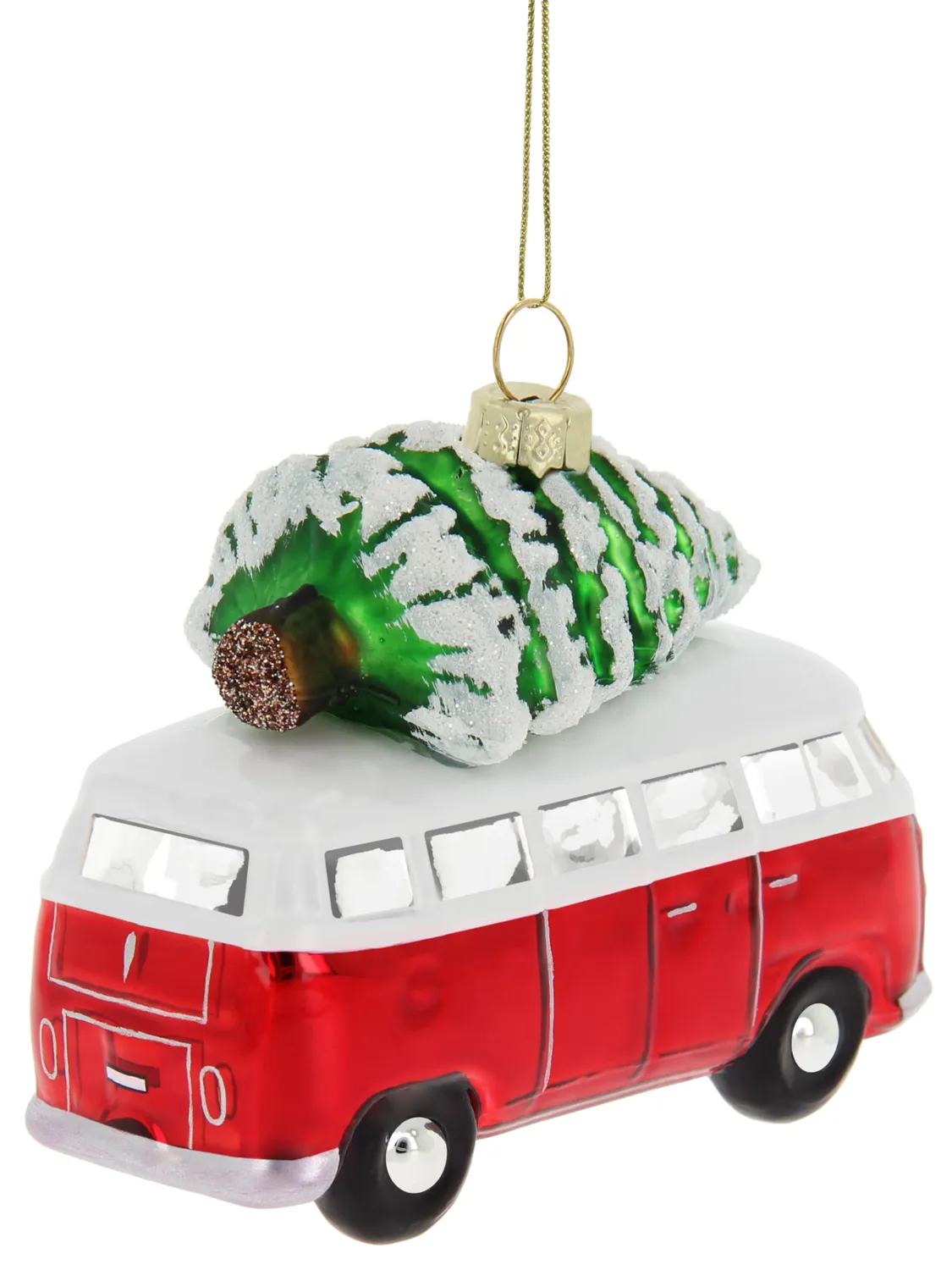 Brisa VW Collection décoration Noël verre peinte main