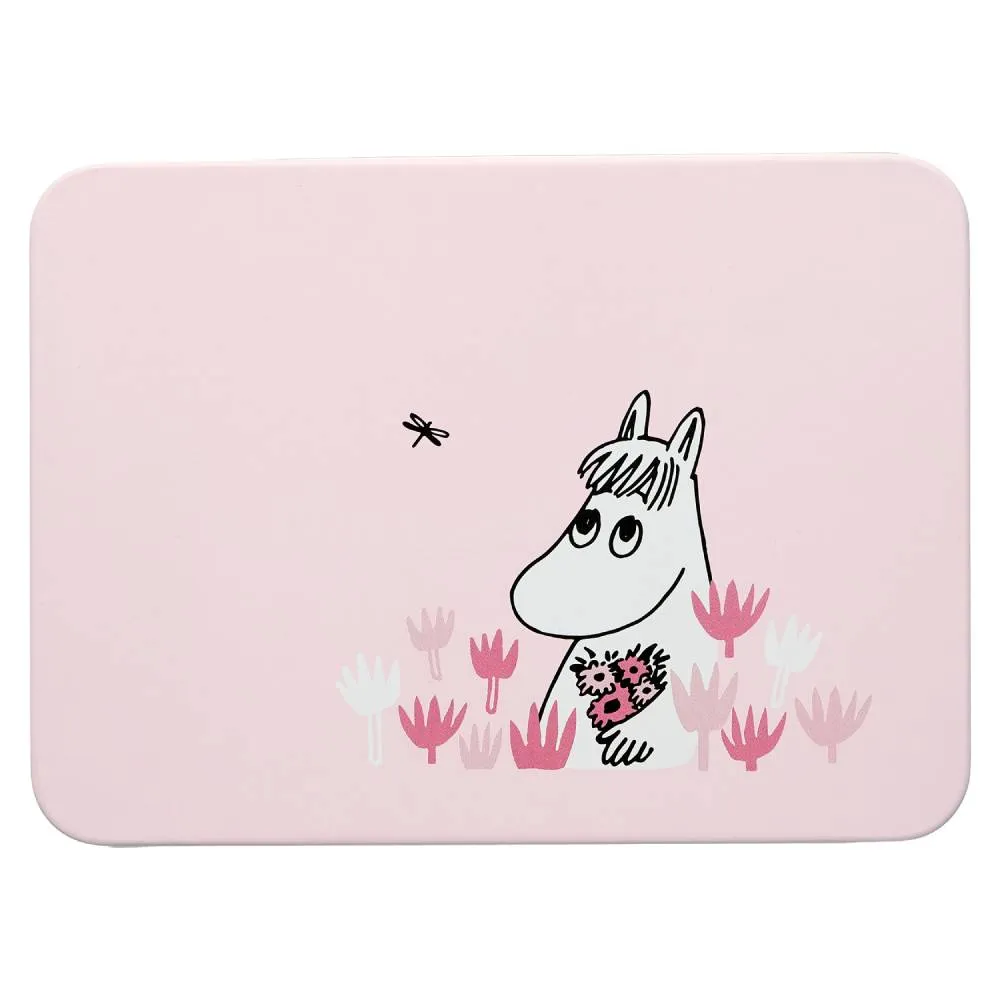 Moomintroll Girls boîte métal rose 14,5 cm
