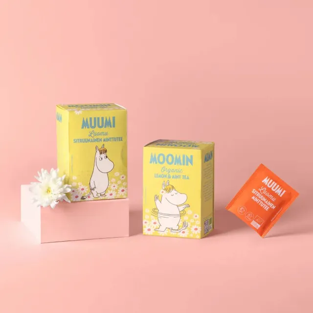 Moomintroll Snorkmaiden thé citron menthe 20 sachets