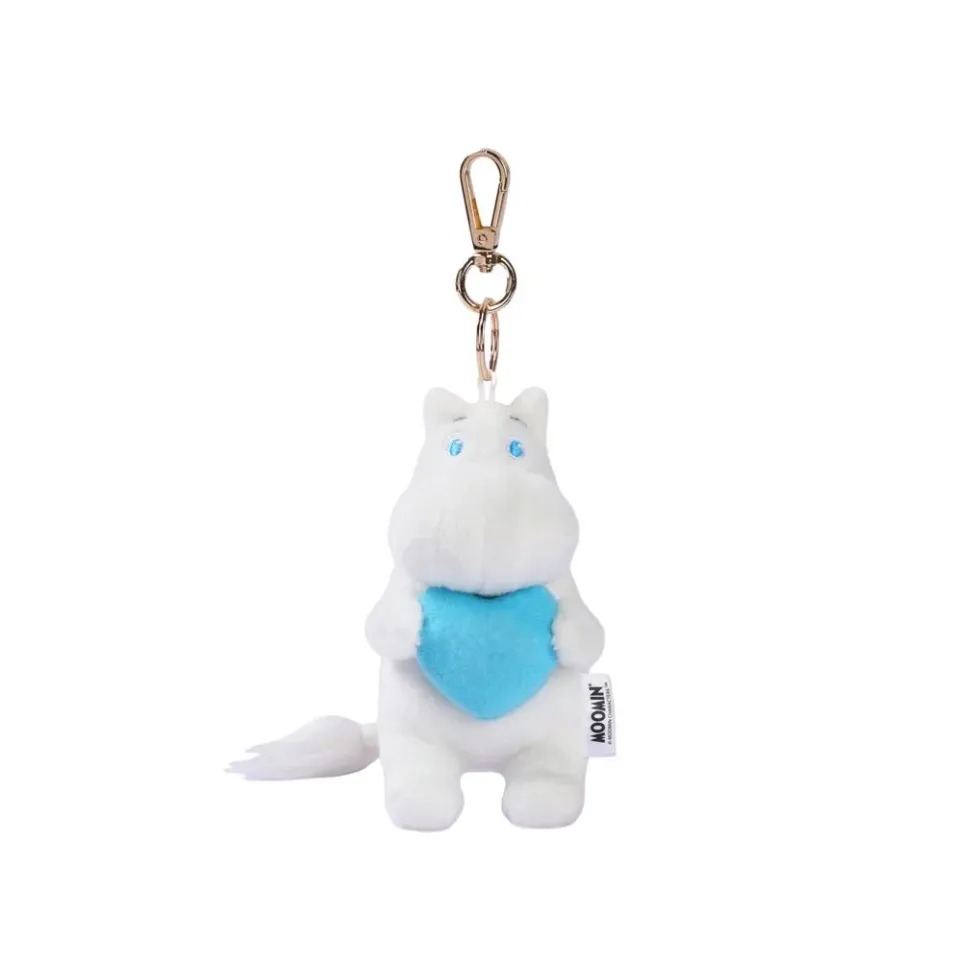 Moomintroll porte-clés peluche doré 11 cm