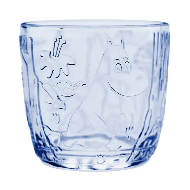 Moomintroll Mystical Forest Verre 28cl Lot 2 Relief