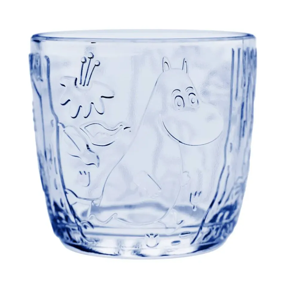Moomintroll Mystical Forest Verre 28cl Lot 2 Relief