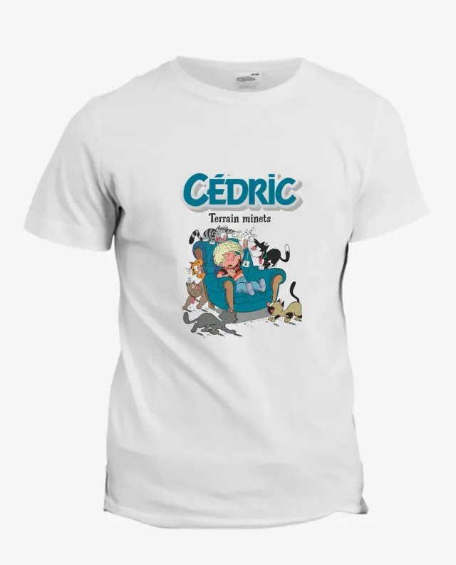 Pixgoodies Cédric Terrain minets t-shirt coton BD