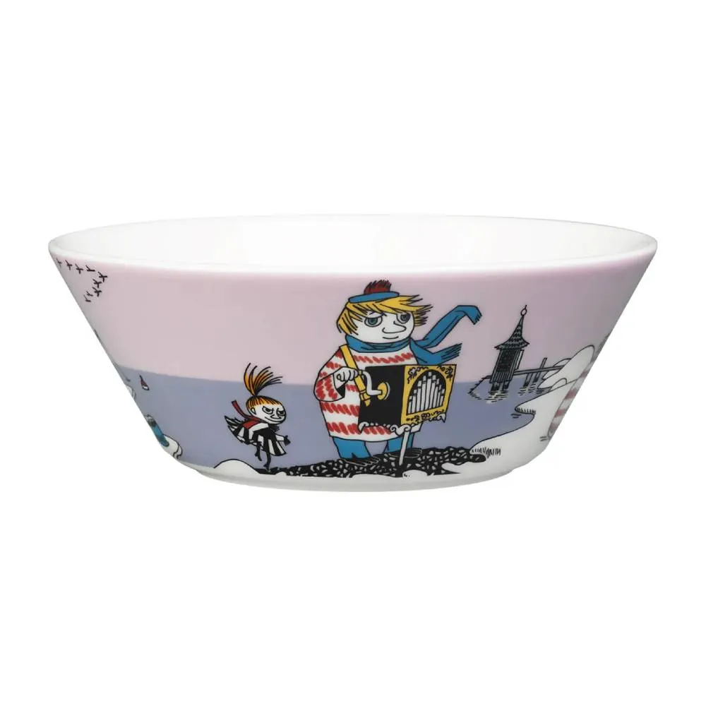 Moomintroll Too-Ticky bol violet 15cm vitroporcelaine