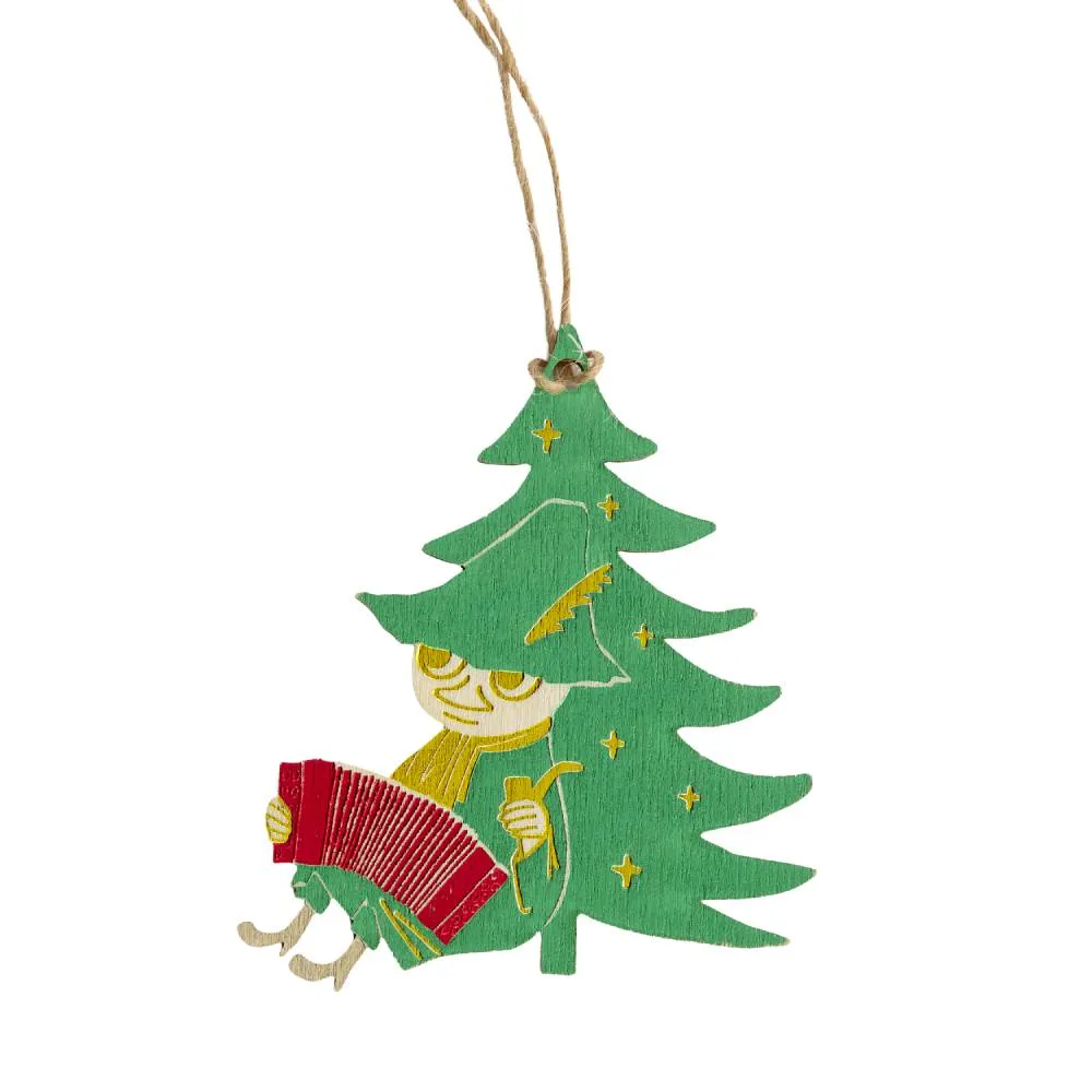 Moomintroll décoration Noël contreplaqué 8,5 cm