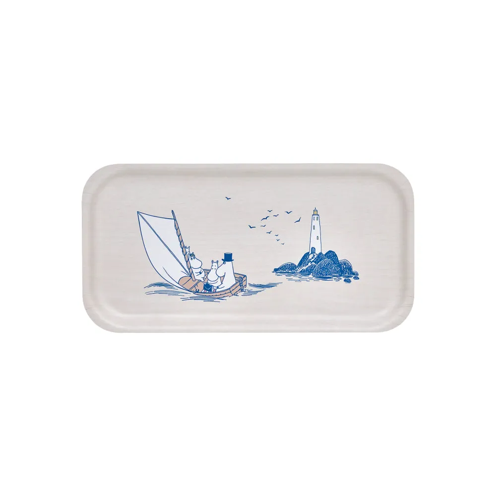 Moomintroll Sailors plateau bouleau 43 x 22 cm