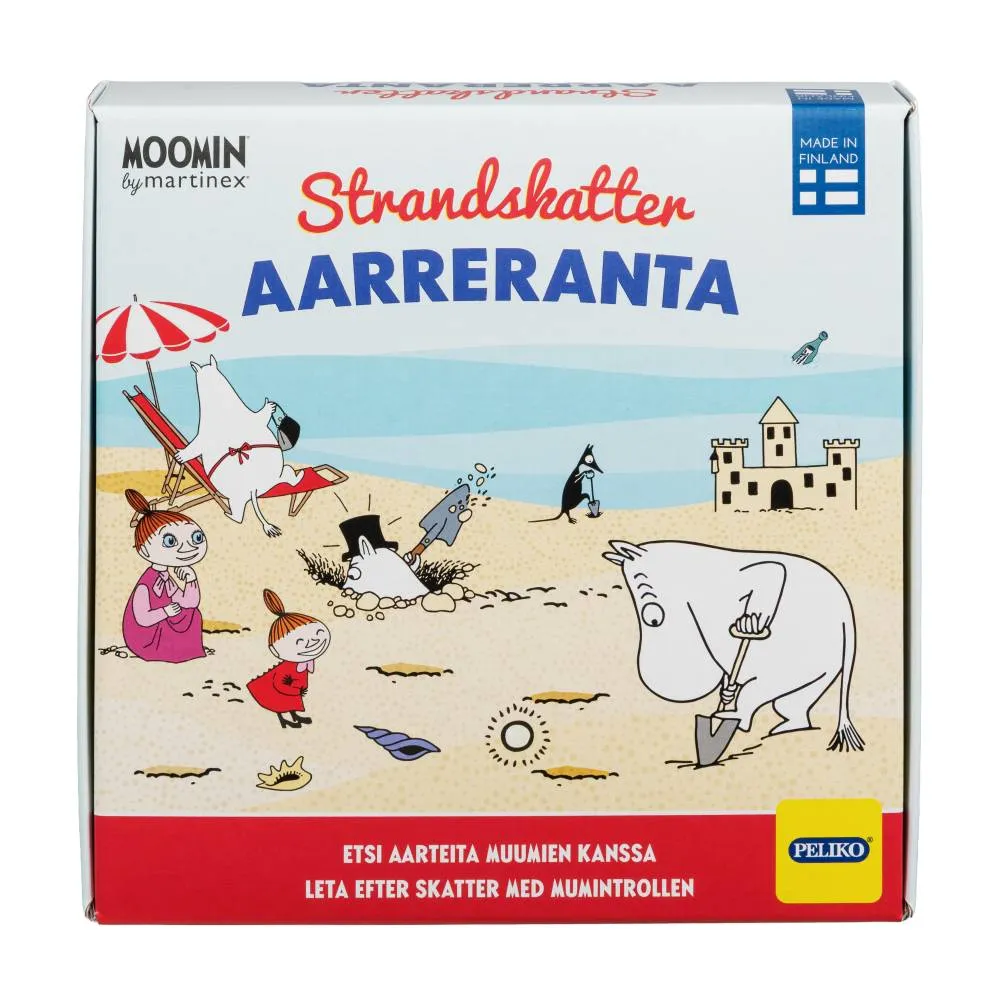 Moomintroll Treasure Beach jeu de mémoire 2-4 joueurs