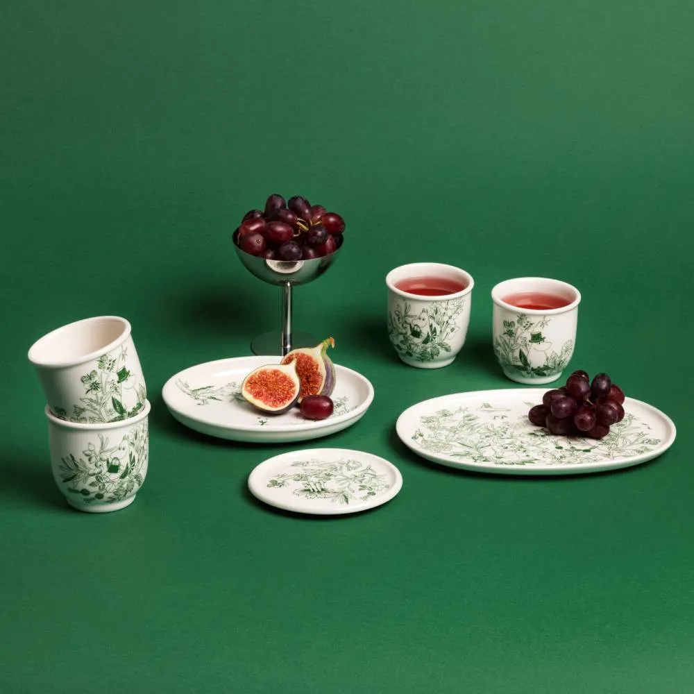 Moomintroll Haru plat de service vert 17 cm
