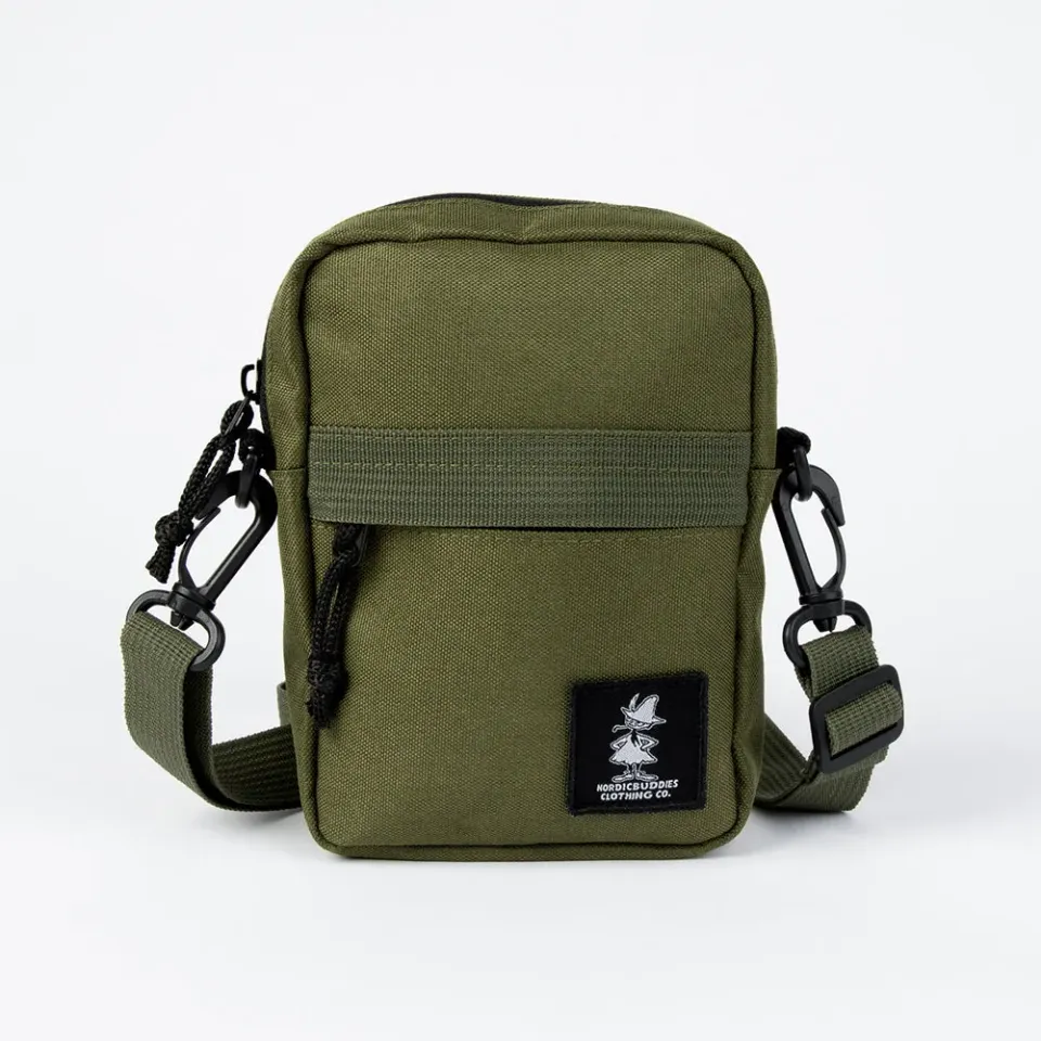 Moomintroll Snufkin sac bandoulière vert foncé