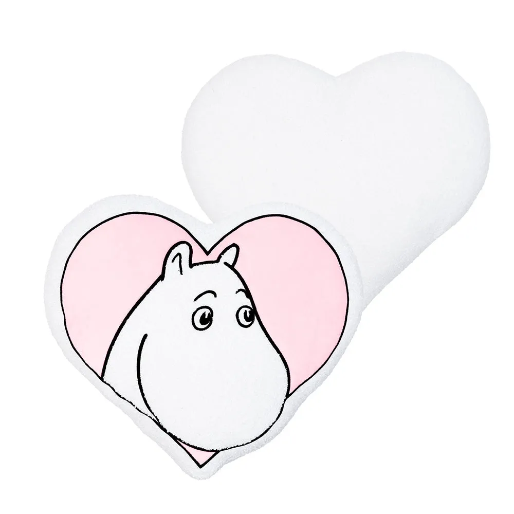 Moomintroll Love coussin rose 46x39 cm