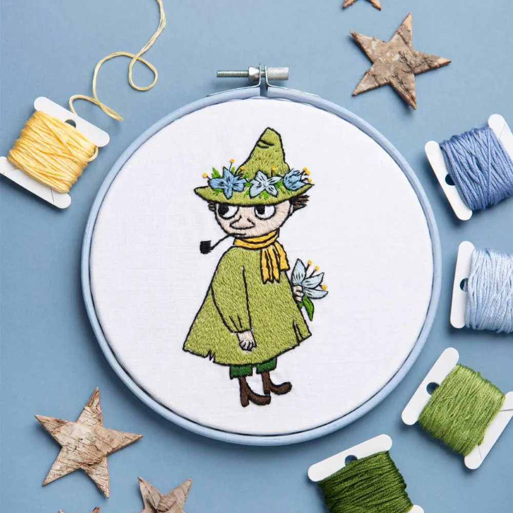 Moomintroll Livre Broderie Anglais 10 Projets