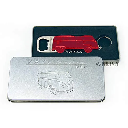 Brisa VW Collection T1 Combi ouvre-bouteille rouge coffret