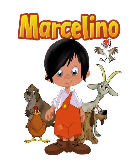 Pixgoodies Marcelino t-shirt coton dessin animé