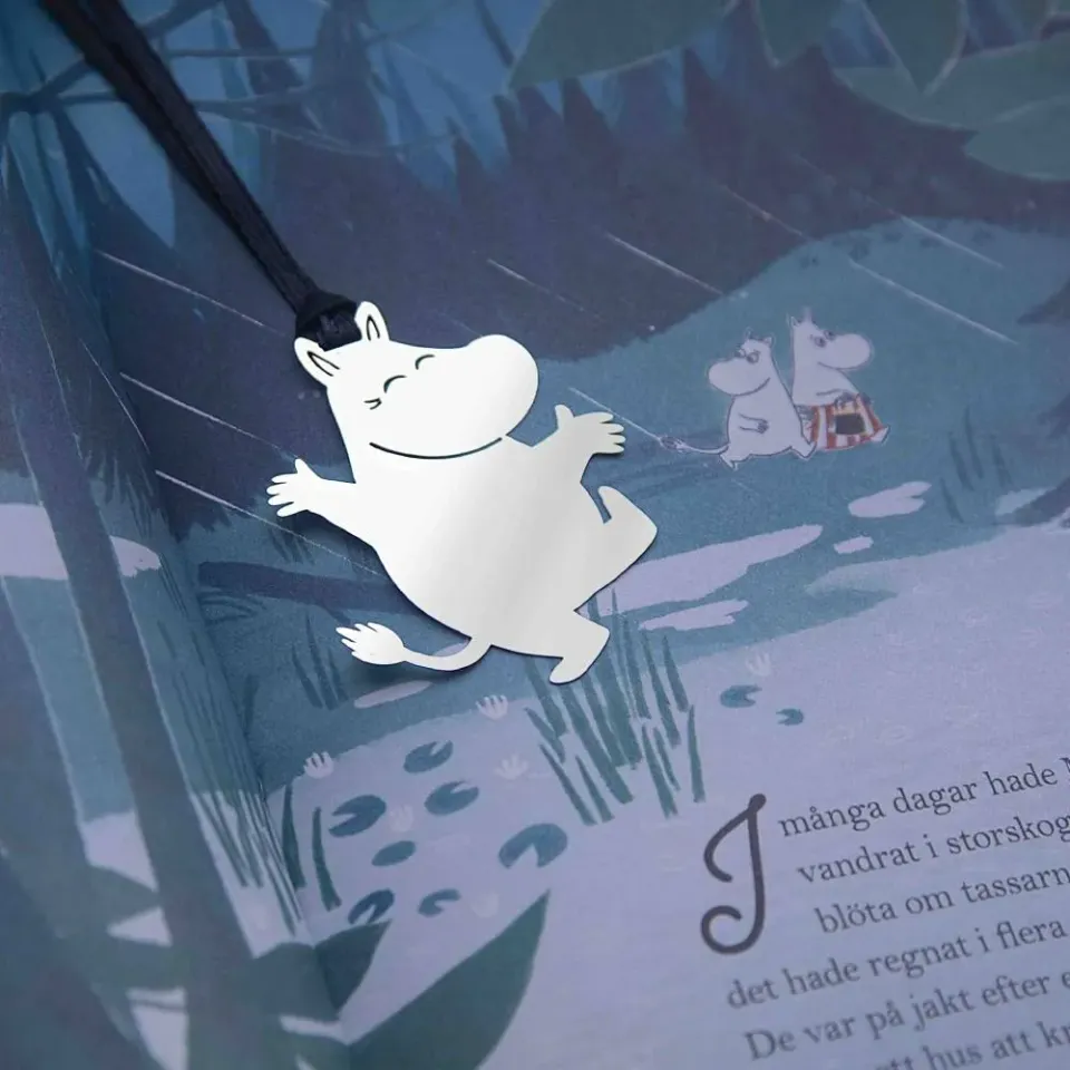 Moomintroll Dancing marque-page argenté métal