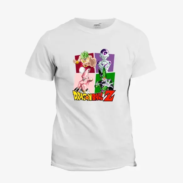 Pixgoodies Dragon Ball Z méchants emblématiques t-shirt coton