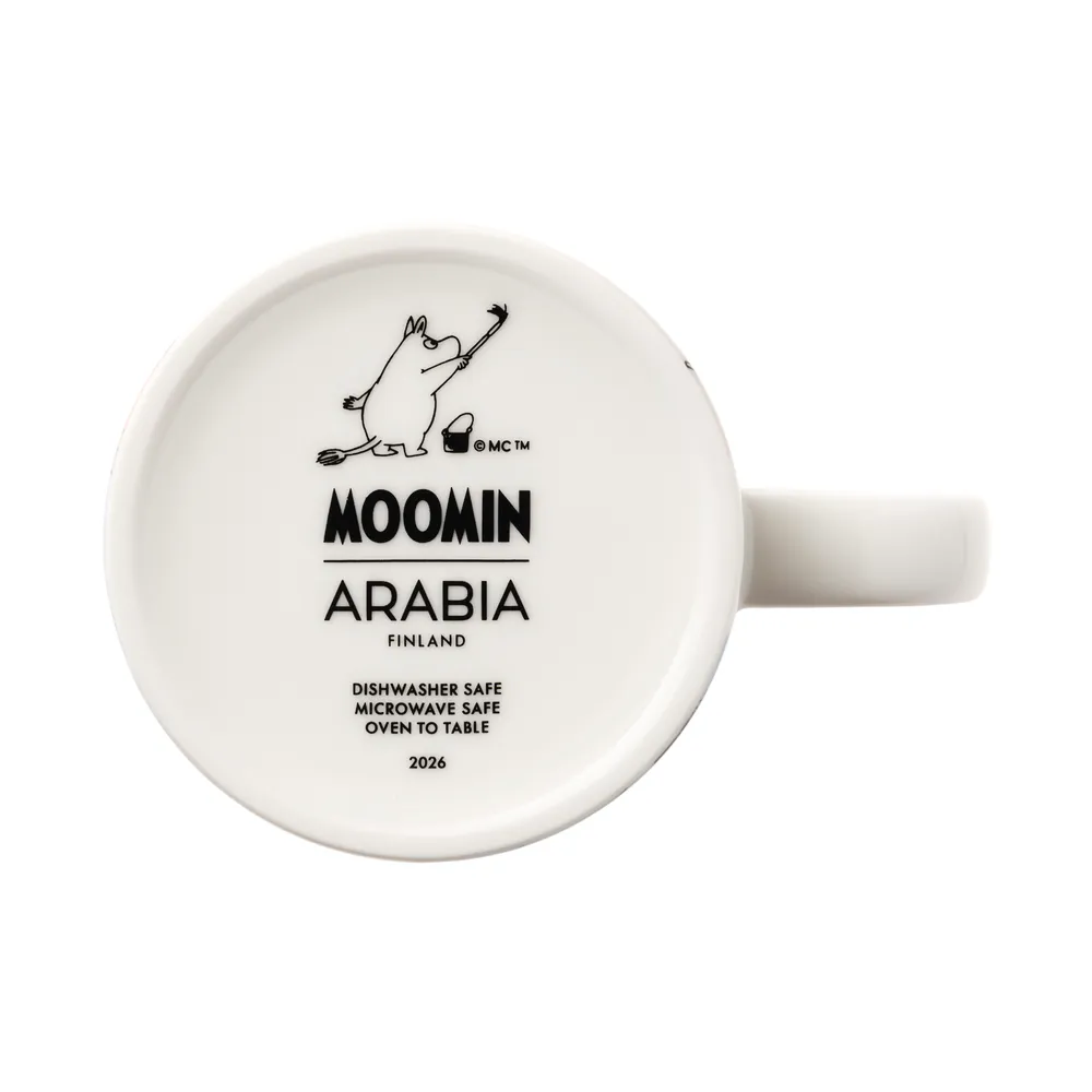 Moomintroll Holiday Rush mug 0,3 L vitroporcelaine