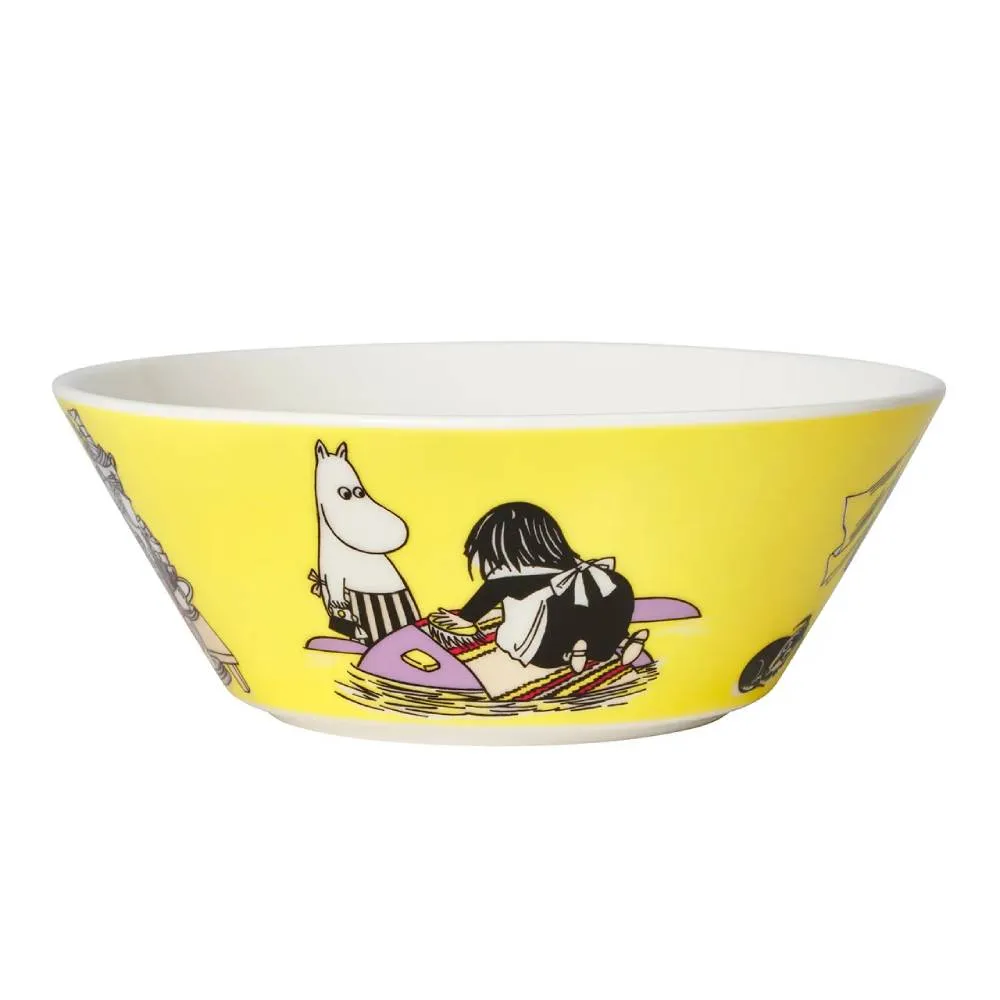Moomintroll Misabel bol jaune 15 cm vitro-porcelaine