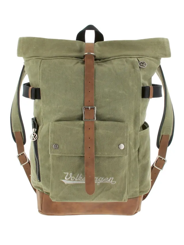 Brisa VW Collection sac à dos roll-top toile cirée 25-30L