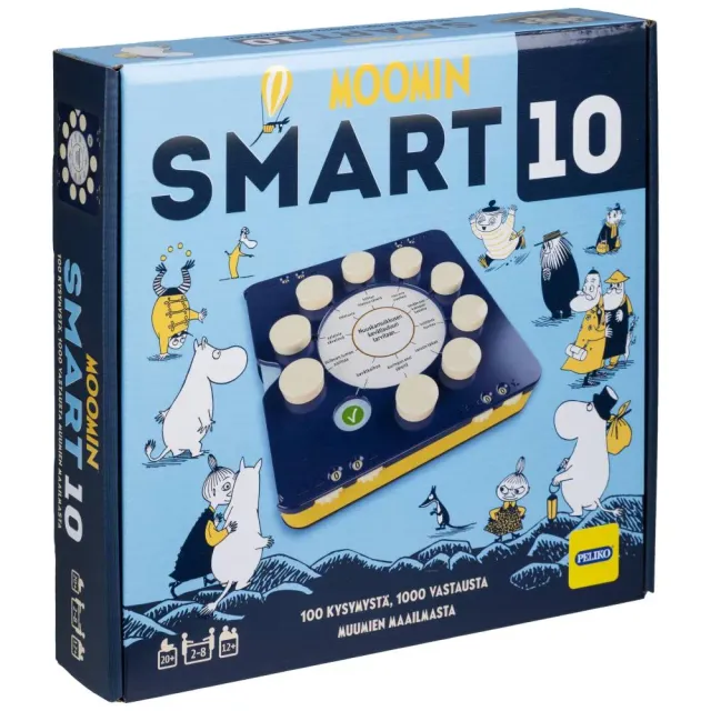 Moomintroll Smart10 jeu de quiz 100 questions 2-8 joueurs