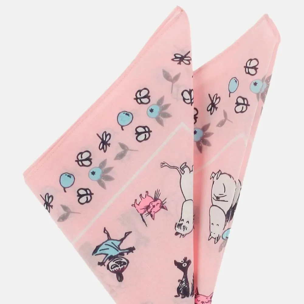 Moomintroll Apple Garden mouchoir coton 38 cm