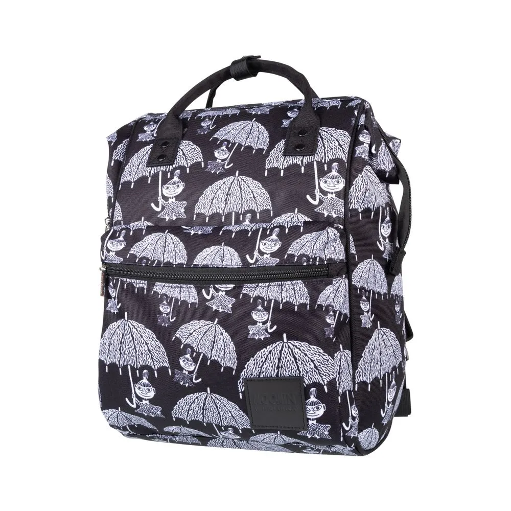 Moomintroll Rain Sac à Dos Little My Noir 15 L