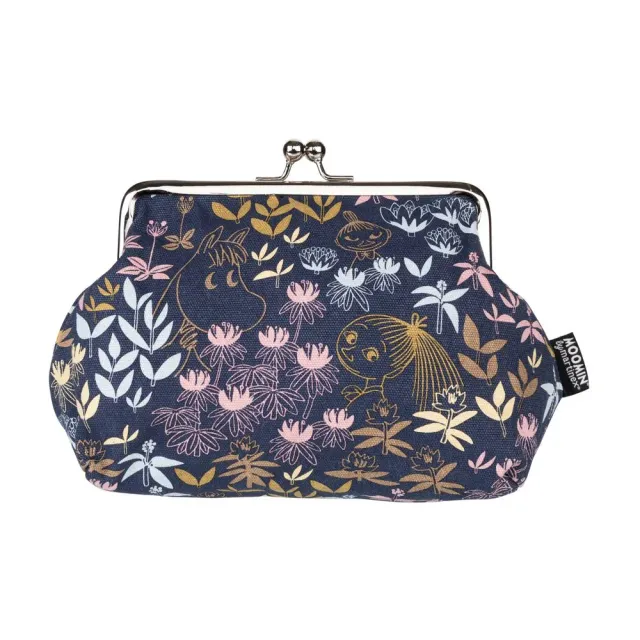 Moomintroll Primrose pochette bleue 20x15 cm coton