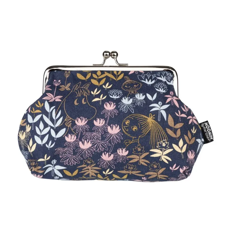 Moomintroll Primrose pochette bleue 20x15 cm coton