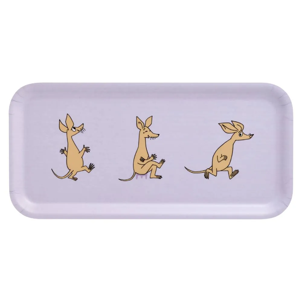 Moomintroll Sniff Retro plateau 27x13 cm lilas