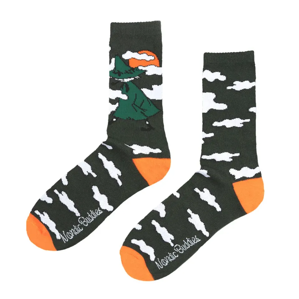 Moomintroll Snufkin Adventure chaussettes 40-45 vertes
