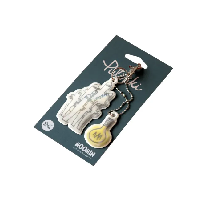 Moomintroll Hattifatteners réflecteur blanc 7 × 9 cm