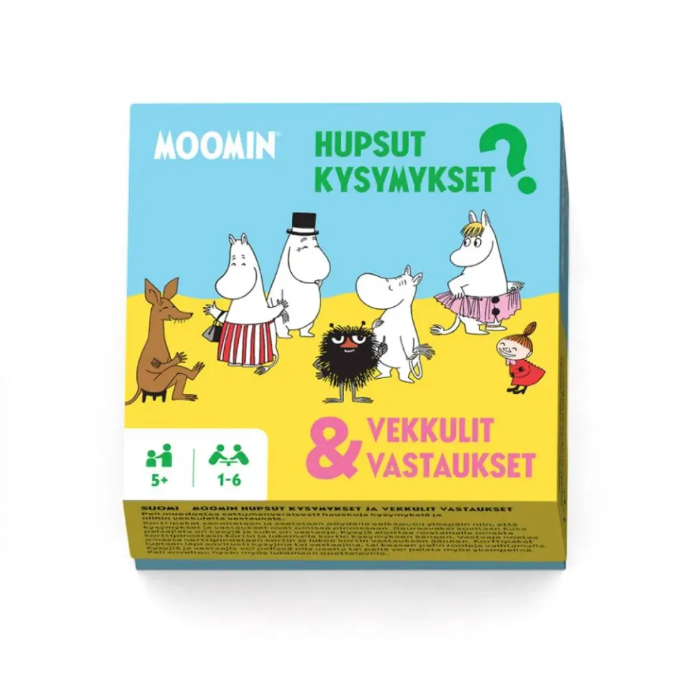 Moomintroll Hupsut Kysymykset Jeu de Cartes Finnois